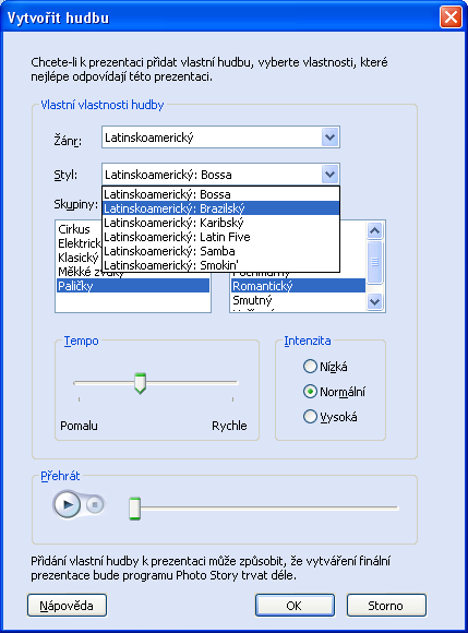 Prezentace je nastavena. Obrázky jsou digitálně upravené v daných možnostech do maximální použitým programem dané kvality.