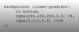 Obrázek 11 pozadí s gradientem CSS3 Zdroj: autor Nově může být ve vlastnosti background i více pozadí (oddělených čárkou).