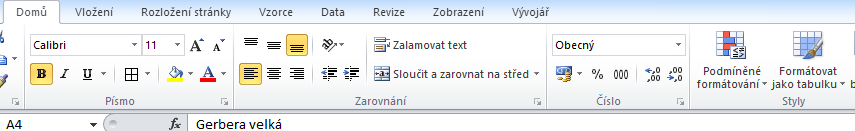 z externích dat (např. MS Access) ze sloučených dat z více oblastí z různých listů nebo různých sešitů z jiné kontingenční tabulky.