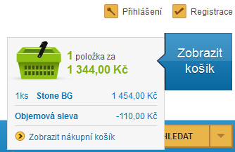 Objemová sleva se udává v procentech či v korunách a bude aplikována v košíku, jakmile se přesáhne určitá hodnota nákupu. Není možné uvést zápornou slevu, tedy marži.