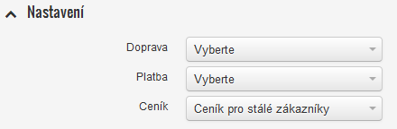 Ceníky Tento modul umožní vytvořit cenové skupiny pro různé zákazníky e-shopu.