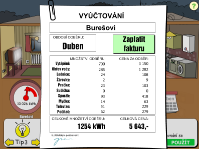 Instrukce ke hře: Další informace k principu hry: Ne všechny rady a tipy mají pozitivní efekt, je důležité se s nimi seznámit a s rozmyslem vybírat.