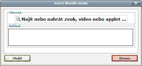 Základní moduly činností v Moodle 2 Popisek Styl Sem se zapisuje výše uvedené nastavení vlastností obrázku jako CSS 1 kód.