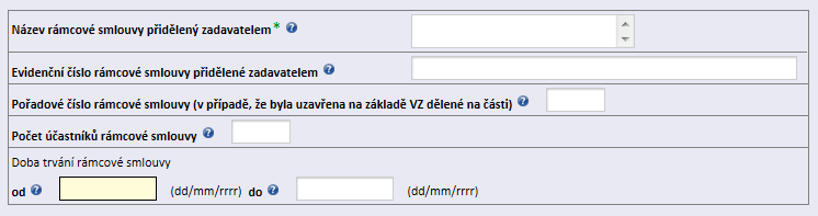 Tel. povinně se uvádí telefon kontaktní osoby Zadavatele (spec. formát +XXX YYYYYYYYY, kde XXX je předvolba státu 1 až 3 číslice, YYYYYYYYY je libovolná kombinace číslic a mezer, max. 33 znaků), např.