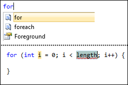 Nástroje Obrázek 98 Intellisense Visual Studio 2010 vylepšuje IntelliSense tím, že pokud chceme vložit dlouhý název, stačí napsat první písmena jeho jednotlivých slov (standardem.net je používání tzv.