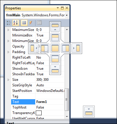 Nástroje Obrázek 86 Možný vzhled IDE (Visual Studio 2010) Z obrázku můžeme vypozorovat, že je zachována klasická hlavní nabídka a panely nástrojů (na rozdíl od dalších nových produktů, které od této