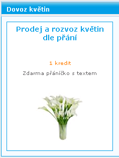 NOVÉ BENEFITY PRO ČR POZOR, BLÍŢÍ SE 1. KVĚTEN Zapomněli jste na MDŽ, nebo se blíží výročí Vaší svatby? Narozeniny manželky, tchýně nebo kolegyně v práci a Vy nemáte čas stát frontu v květinářství?