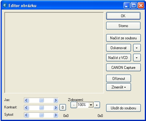 Vložení obrázku web: www.cardhouse.cz mail : sales@cardhouse.cz tel.: +420 475 214 754 Před spuštěním aplikace CardPress je nutno připojit a zapnout fotoaparát v režimu prohlížení.