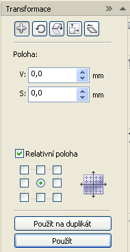 Ukotvitelné panely - zobrazují se ovládací prvky stejného typu jako v dialogových oknech, např. příkazová tlačítka, moţnosti a seznamy.