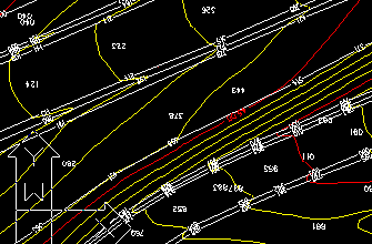 Roadcad7 Tak jsou vrstevnice nejvěrnější. Funkce při zpracování náročných a rozsáhlých modelů může běžet i několik desítek minut. Každá vrstevnice je spojena do jednoho prvku _Polyline.