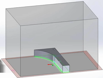 Základy SOLIDWORKS Změna orientace modelu podle tiskové oblasti Jestliže při nastavování umístění tiskové plochy vyberete možnost Orientovat podle oblasti, změní software automaticky orientaci modelu