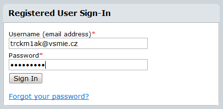 Přihlášení do MSDNAA Na Informační stránce najdete informace o tom, jak získat přihlašovací údaje do systému (přihlašovací jméno a heslo).