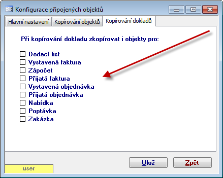 Číselníky a konfigurace 13 67 Číselníky a konfigurace Kopírování poptávky vytvořena konfigurace v "konfiguraci objektů \ Kopírování