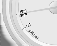 126 Řízení vozidla a jeho provoz Systém stop-start Systém stop-start pomáhá ušetřit palivo a snížit emise výfukových plynů.