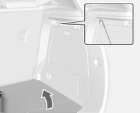 70 Úložné prostory Kryt nákladového prostoru Připevněte přídržné popruhy ke dveřím zavazadlového prostoru.