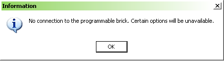 Kapitola 3: Programování LEGO robota Mindstorms v NXC Port volíme buď automaticky, nebo USB, typ kostky NXT, firmware standard.