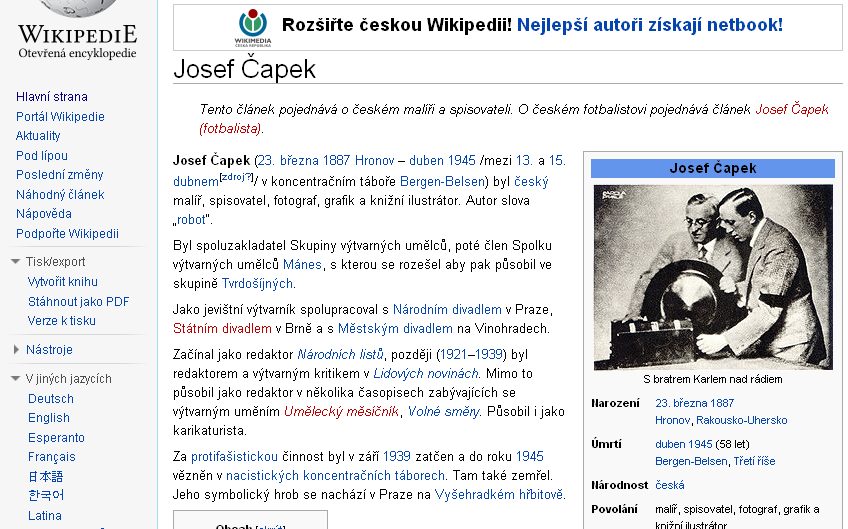 Wikipedie 31.11. -1.12.2011 AKM 2011 :: Z.
