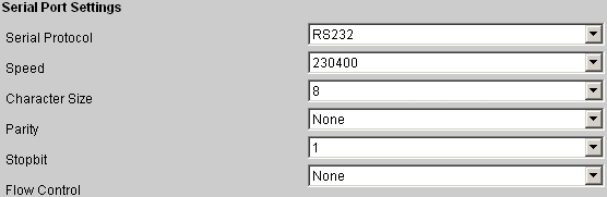 GNOME P o r t P r o p e r t i e s (Nastavení portu) Nastavení sériové linky a datové části Ethernetového spojení.