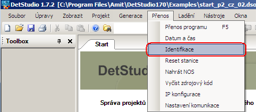 IP konfigurace/offset Posun čísla řídicího systému oproti číslu nastavenému na jeho SW DIP přepínači. Lze ponechat ve výchozím stavu.