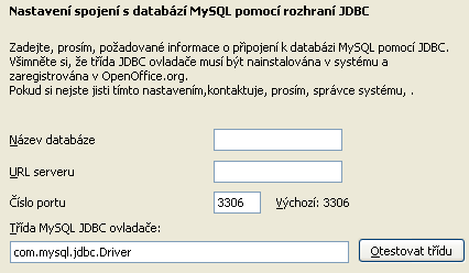 211 ODBC Pro připojení k databázi ODBC je třeba pouze zadat cestu k databázovému souboru; úkol si můžete usnadnit vyhledáním v dialogu pro volbu souborů, který otevřete pomocí tlačítka Procházet.