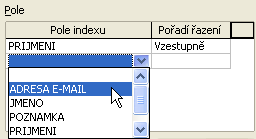 241 Jak se k tomuto oknu dostanete? Pro tabulku, ke které chcete index vytvořit nebo upravit, otevřete dialogové okno Návrh tabulky.