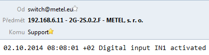 E-mail Současné firmware LAN-RING ů, minilan převodníků sériových linek a IPLOG jednotek podporují odesílání e-mailů přes SMTP server. E-maily je možné odesílat dvěma způsoby.