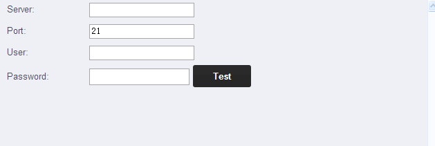 2.3.8 FTP setting Zde můžete nastavit FTP server, na který bude možné odesílat obrázek po detekci pohybu. Tyto informace se dozvíte u poskytovatele FTP serveru. 2.3.9 Motion Detect setting Zde můžete nastavit detekci pohybu.