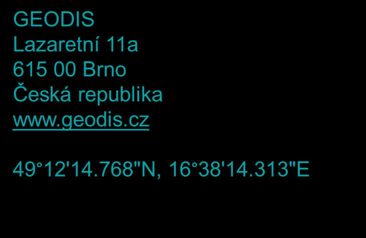 Děkujeme za pozornost Drahomíra ZEDNÍČKOVÁ M +420 724 013 046 dzednickova@geodis.cz Michal SÝKORA M +420 724 013 047 Michal.