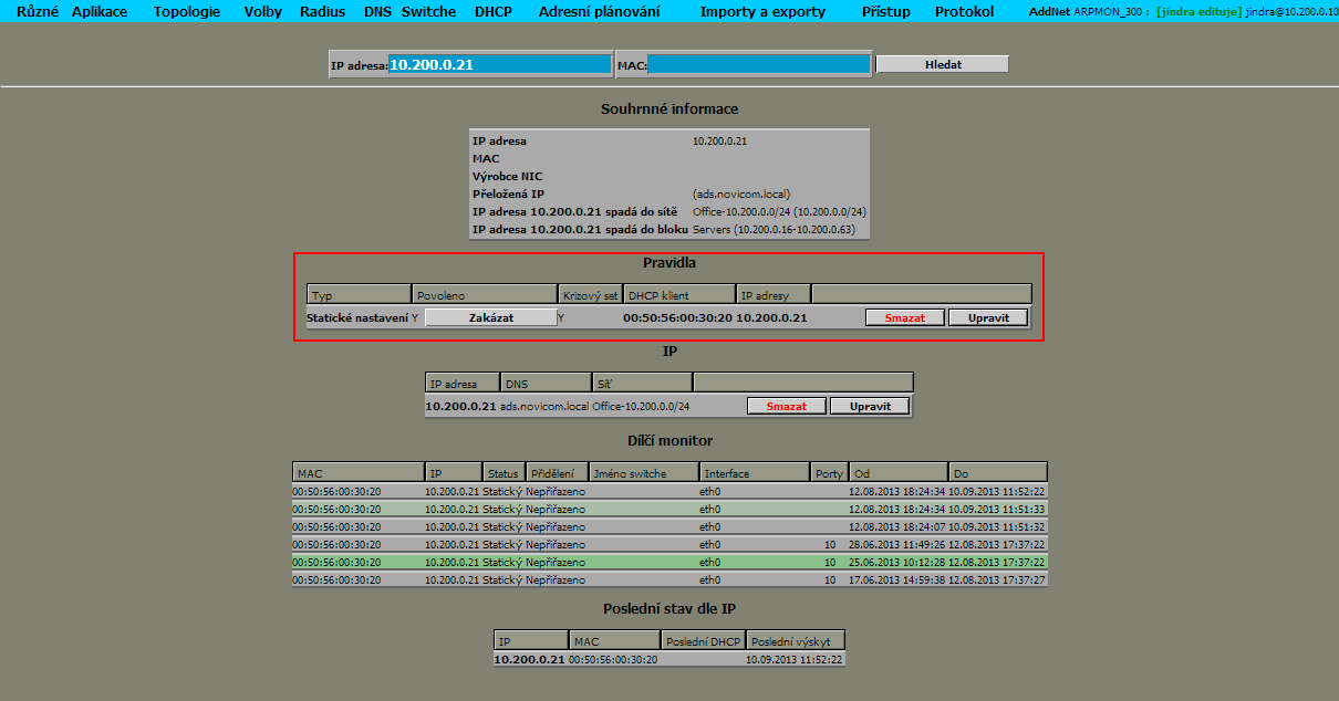 Koncept v detailu - FlowMon ADS => AddNet