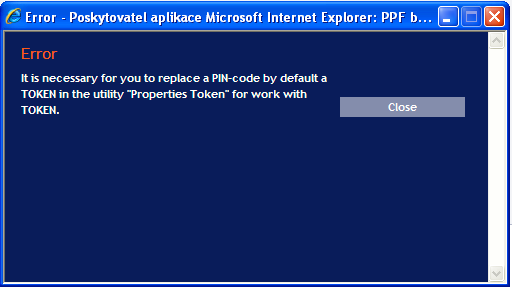 In order to change the PIN launch the SW for the Token (Start, All programmes, SafeNet, Borderless Security PK, SafeNet CIP Utilities).