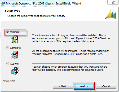 Installation MS Dynamics NAV 2009 R2 (will be used by Czech and English speaking