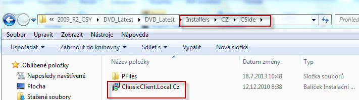 2009 varianta CZ instalace Po otevření rozbaleného zdroje dostanete adresáře níže a spustíte Autorun.