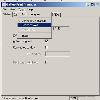 Postup řešení je-li status tiskárny/mir Down 1. krok Zkotrolujte, je-li je spuštěn Print Manager. Pro správné fungování tisku musí být Print Manager spuštěn (minimalizován na liště). 2.