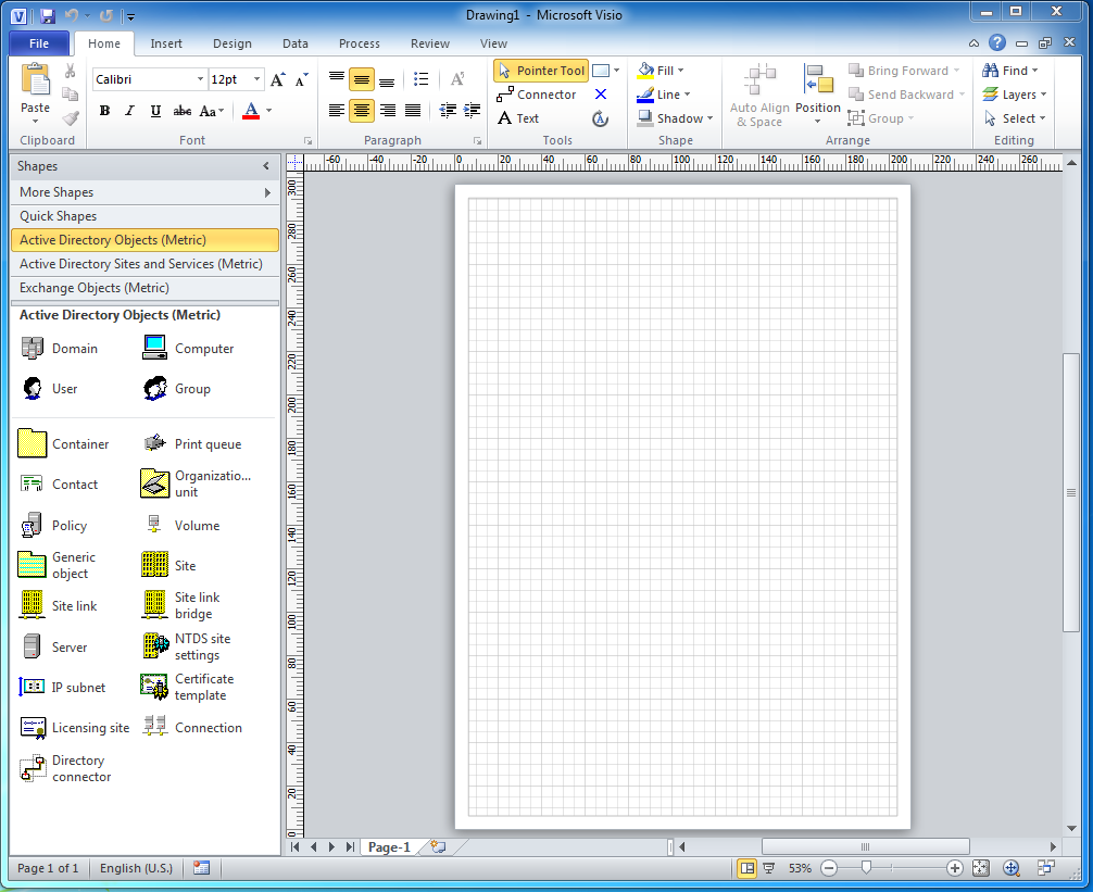 Obr. 4 - Screenshot nástroje Microsoft Visio, zdroj:[13] 8.3 Microsoft Office SharePoint Designer 2010 SharePoint Designer 2010 je dalším produktem ze SW balíku MS Office.