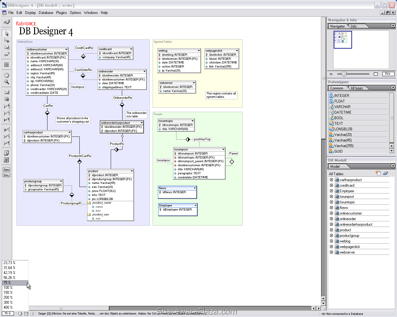 Obr. 9 - Oracle Database Designer, Zdroj: http://img.sharewareplaza.com/soft/2428/dbdesigner-4-1.png 8.