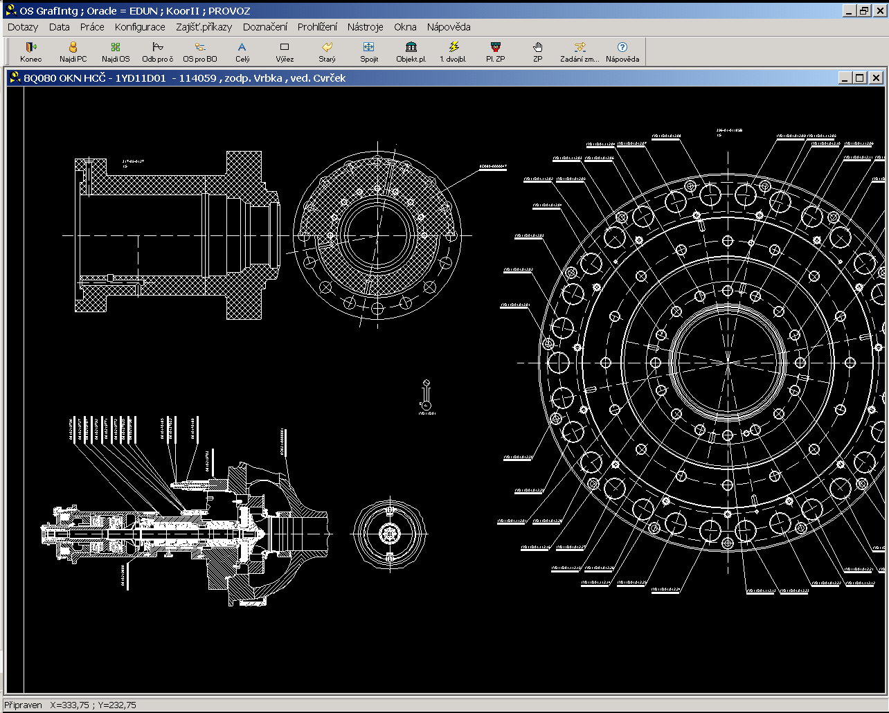 Assembly drawings of