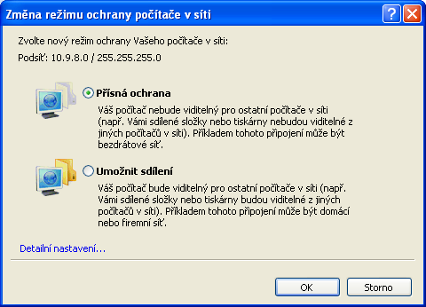 Strana 7 z 10 Personální firewall Pokročilý firewall s IDS (Intrusion Detection System) funkcionalitou a s podporou IPv4 a IPv6 Kontrola různých typů útoků Monitorování změn aplikací pro důvěryhodné