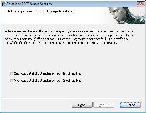 2. Instalace Program ESET Smart Security je možné po zakoupení nainstalovat z instalačního média CD ROM, které je součástí balení produktu, nebo je možné instalační soubor převzít přímo ze stránky