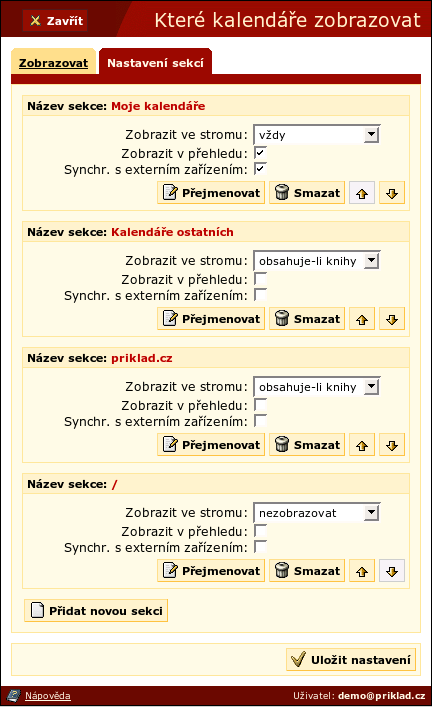 Kapitola 10. Synchronizace V menu Směr synchronizace lze nastavit, v jakém režimu se budou objekty daného typu přenášet. Jednotlivé režimy jsou popsány výše.