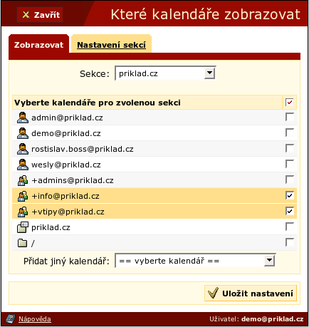 Kapitola 2. Obecné kapitoly Sekce pro objekty ostatních uživatelů implicitně neobsahuje nic a slouží k ukládání sdílených kontejnerů.