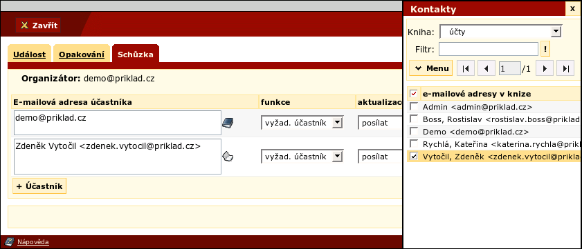 Kapitola 6. Kalendáře 6.6. Schůzky Plánování schůzek v systému WebIS je efektivní způsob, jak organizovat komunikaci ve firmě.