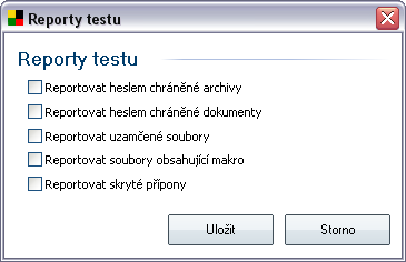 uživatele; při každé další návštěvě téhož serveru prohlížeč posílá cookies zpět serveru, který podle nich rozlišuje jednotlivé uživatele); Testovat archivy - (ve výchozím nastavení zapnuto): parametr