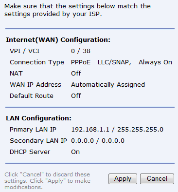 Na další stránce nastavte primární IP adresu pro LAN síť včetně masky. Tato IP adresa bude sloužit jak pro přístup k modemu, tak jako brána Vašeho počítače pro přístup k internetu.