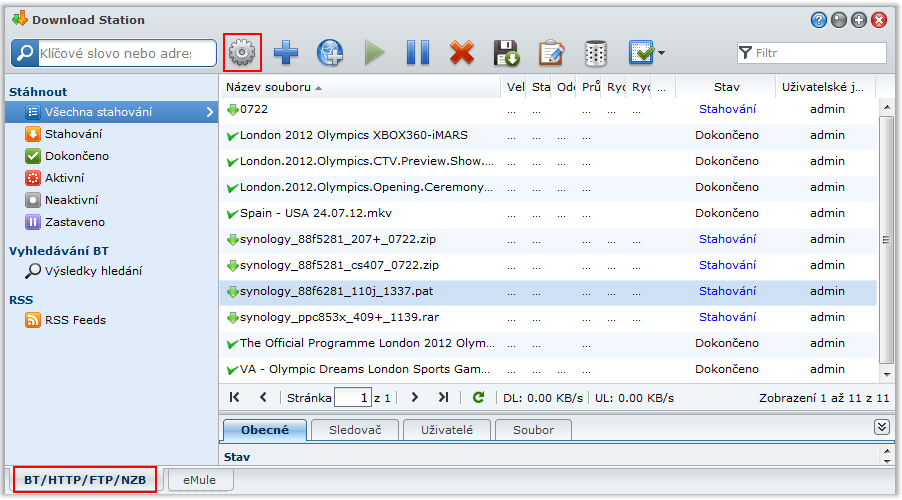 Uživatelská příručka Synology DiskStation 3 Změny uložíte klepnutím na tlačítko OK. Poznámka: Jednotlivé heslo může obsahovat maximálně 1 024 znaků. Seznam hesel může obsahovat maximálně 30 položek.