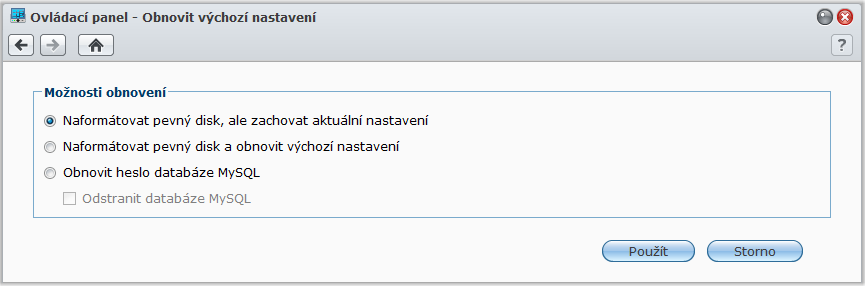 Uživatelská příručka Synology DiskStation Obnovení hesla účtu admin Pokud jste zapomněli heslo pro účet admin a nemůžete se přihlásit do systému DSM, můžete heslo vynulovat a nastavit nové heslo.