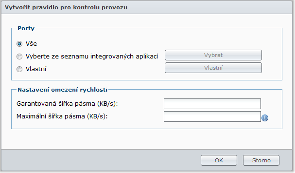 Uživatelská příručka Synology DiskStation 4 Uveďte zdrojovou IP adresu v části Zdrojová IP adresa.