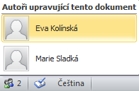 Kapitola 2: SharePoint 103 Dokument zavřeme, znovu otevřeme ve Wordu, do nového odstavce doplníme větu Firma Encián vyvíjí a distribuuje programy zaměřené na podnikové finance. Dokument uložíme.