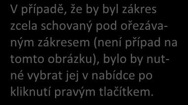 pracovním zákresem), a vytvořit tak návrh změny DPB. Může se jednat i o případ, že zákres, kterým bude DPB ořezáván, se nachází uvnitř daného DPB. Postup: 1.