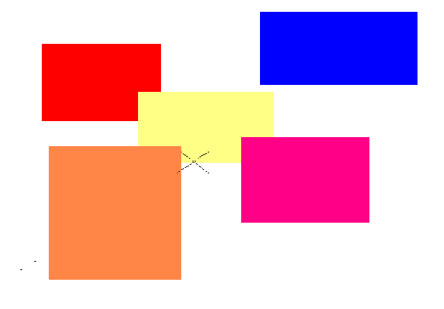Ilustrace 2: Lehce poškozený obrázek Výsledek vypadá takto (2): Ilustrace 2: Výsledný obrázek s 2 chybami Jak je vidět problémové místo je uprostřed v místě křížení přikreslených čar, v tomto místě