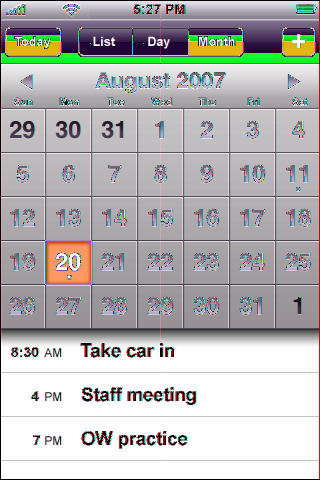 Otevření pozvánky ke schůzce v poštovní zprávě: Klepněte na pozvánku. Upozornění Nastavení kalendářových upozornění: V Settings vyberte Sounds a poté zapněte volbu Calendar Alerts.